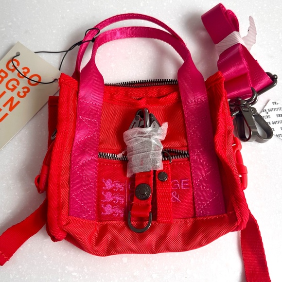 George Gina & Lucy Sweets Size Mini Red and Pink Crossbody Bag: NWT - Picture 2 of 10
